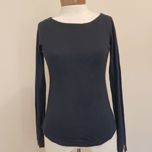 Ann Taylor Black long sleeve sweater,  sz XS